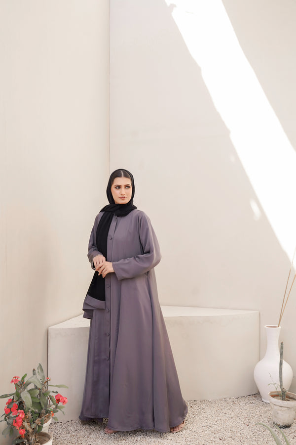 Panel Abaya Grey