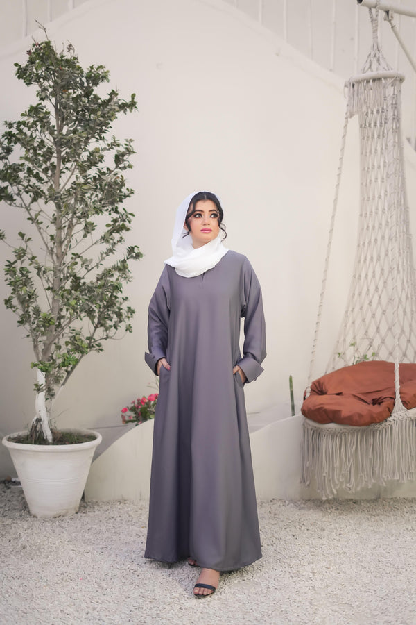 Essential Abaya Grey