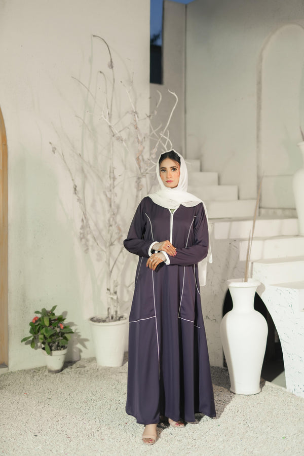 Sports Abaya Purple