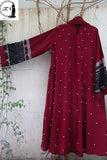 Maroon Luxury Abaya